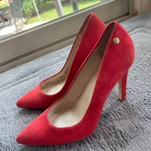 Red Calvin Klein Heels
